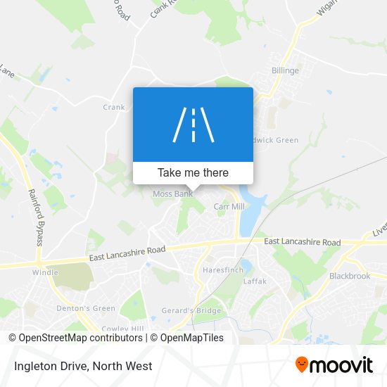 Ingleton Drive map