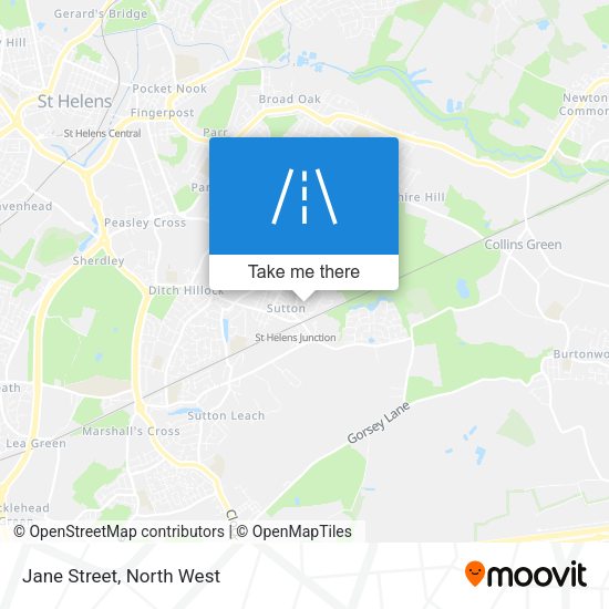 Jane Street map