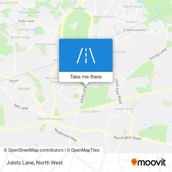 Jubits Lane map