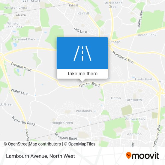 Lambourn Avenue map