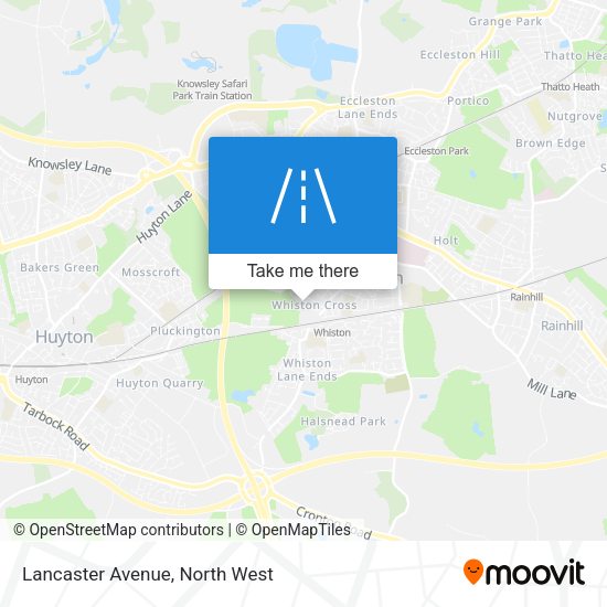 Lancaster Avenue map