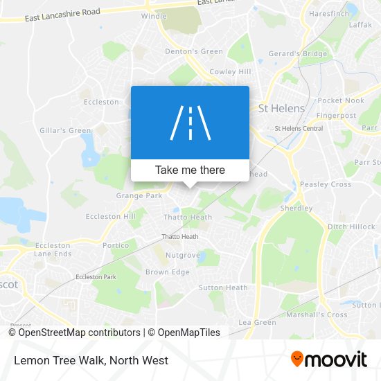 Lemon Tree Walk map