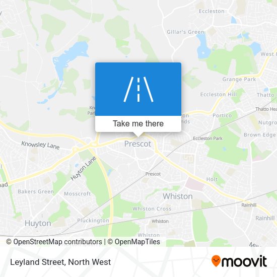 Leyland Street map