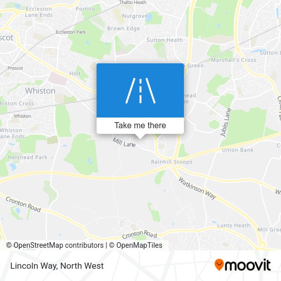 Lincoln Way map