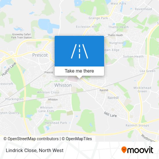 Lindrick Close map