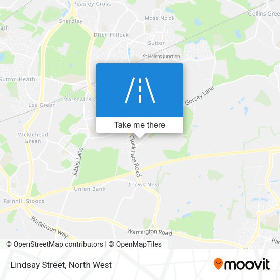 Lindsay Street map