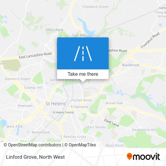Linford Grove map