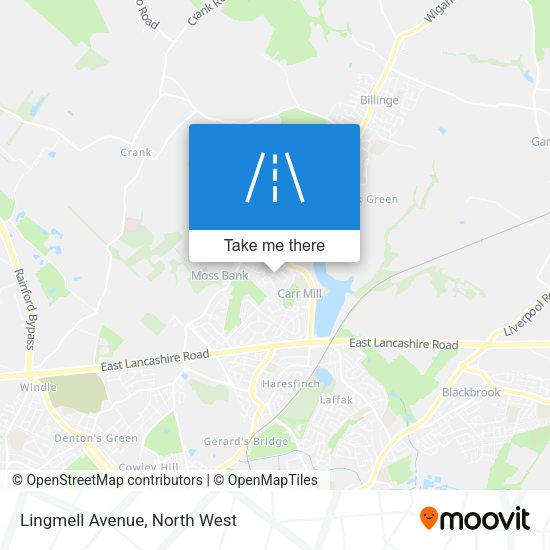 Lingmell Avenue map