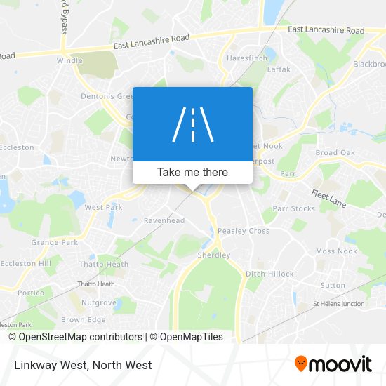 Linkway West map