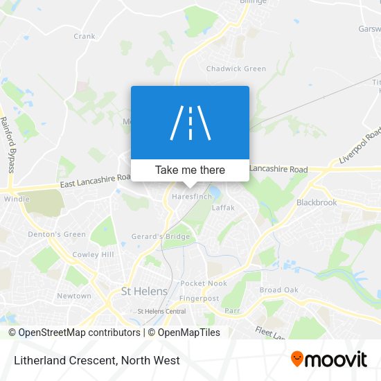 Litherland Crescent map