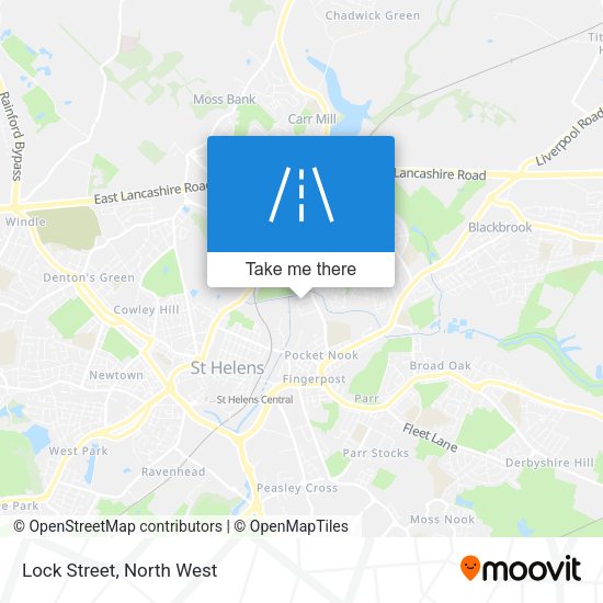 Lock Street map