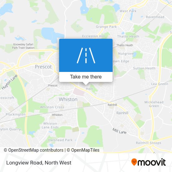 Longview Road map