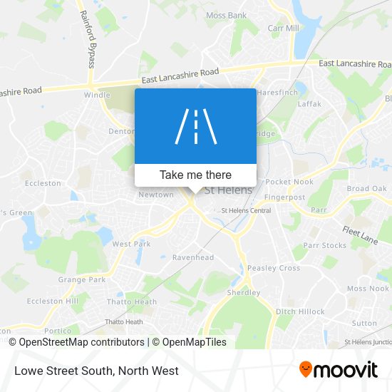 Lowe Street South map