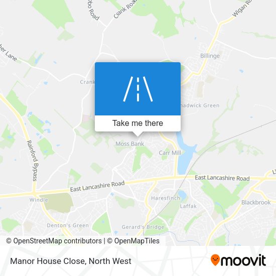 Manor House Close map