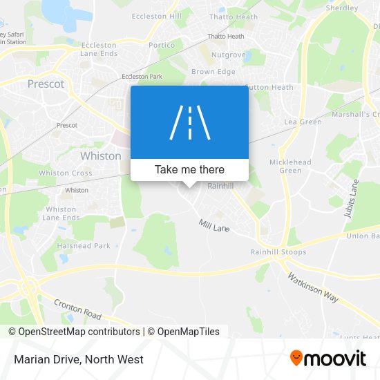 Marian Drive map