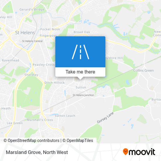 Marsland Grove map