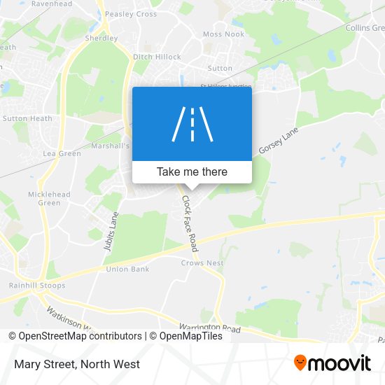 Mary Street map