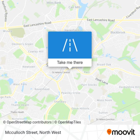 Mcculloch Street map