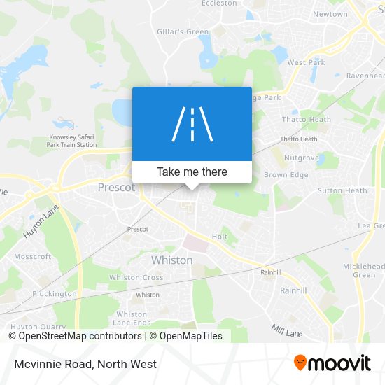 Mcvinnie Road map