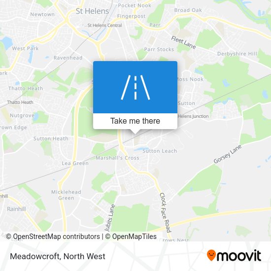 Meadowcroft map