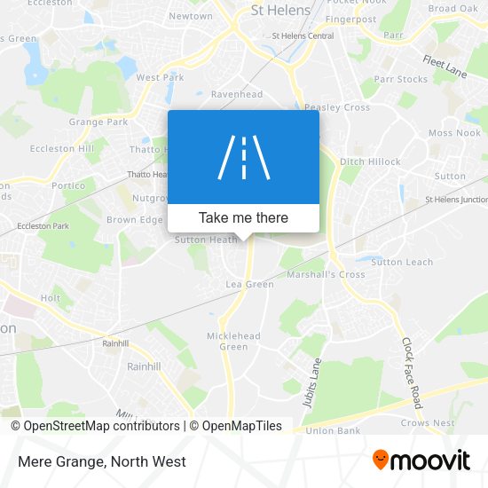 Mere Grange map