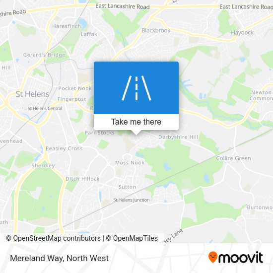 Mereland Way map