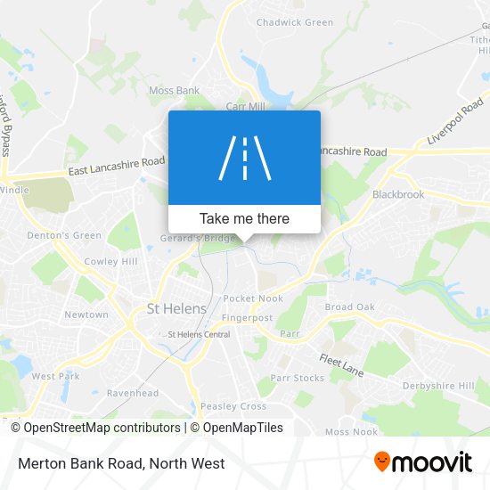 Merton Bank Road map