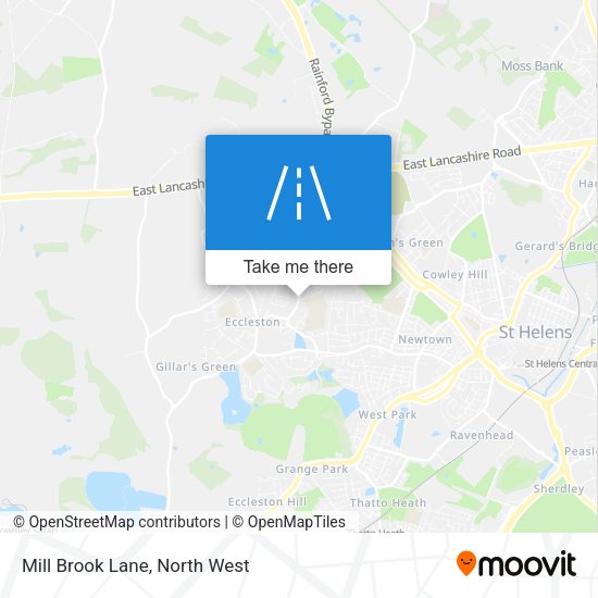 Mill Brook Lane map