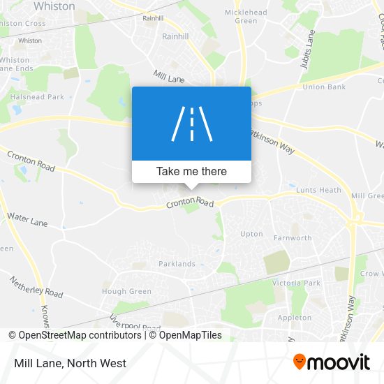 Mill Lane map