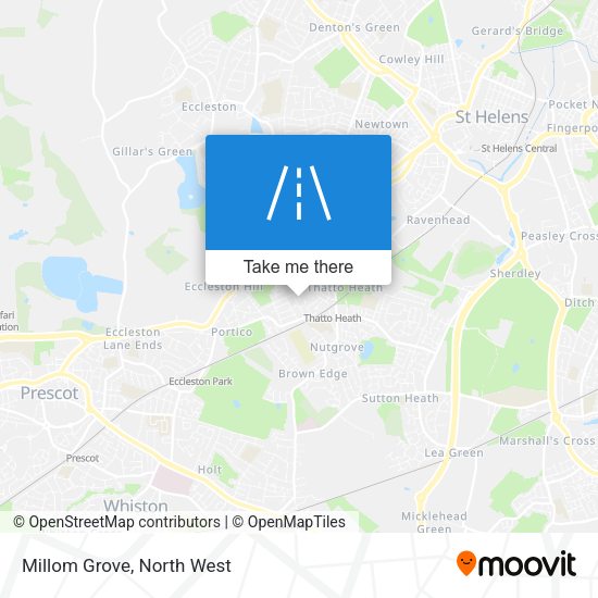 Millom Grove map