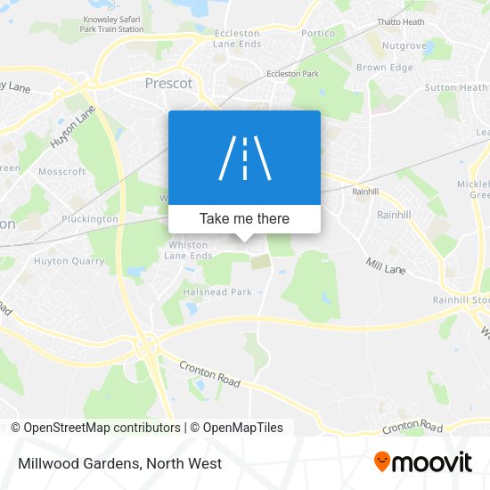 Millwood Gardens map
