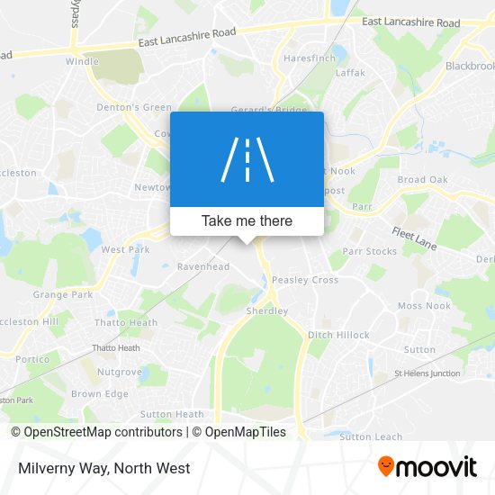 Milverny Way map