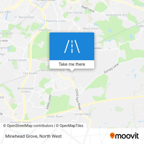 Minehead Grove map