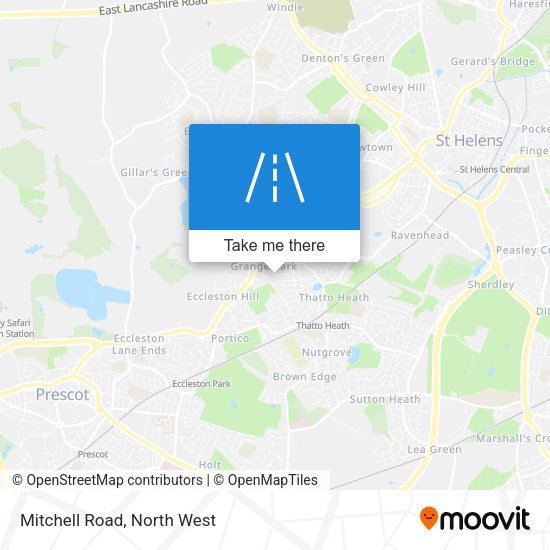 Mitchell Road map