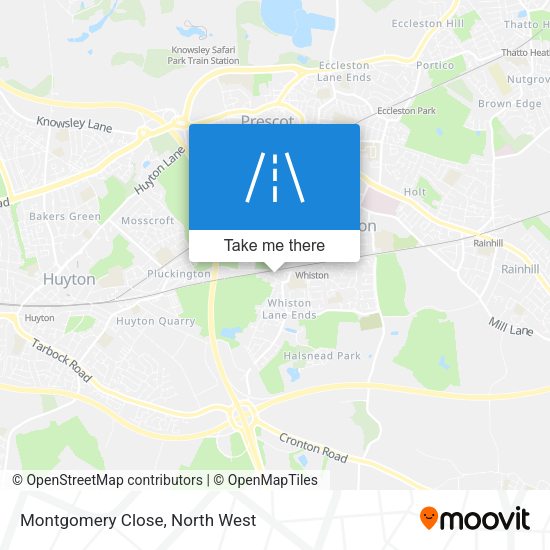 Montgomery Close map