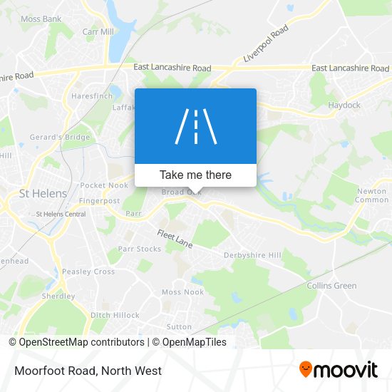Moorfoot Road map