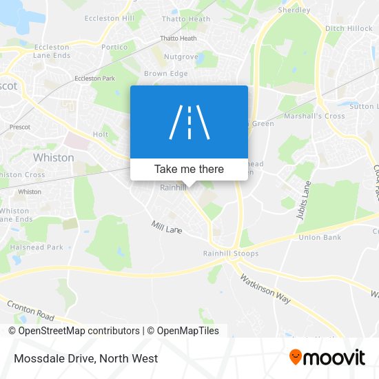 Mossdale Drive map