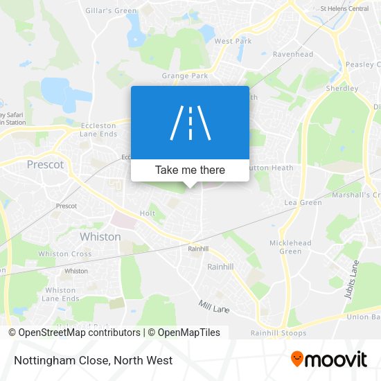 Nottingham Close map