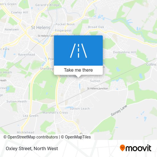Oxley Street map