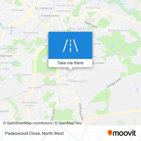Padeswood Close map