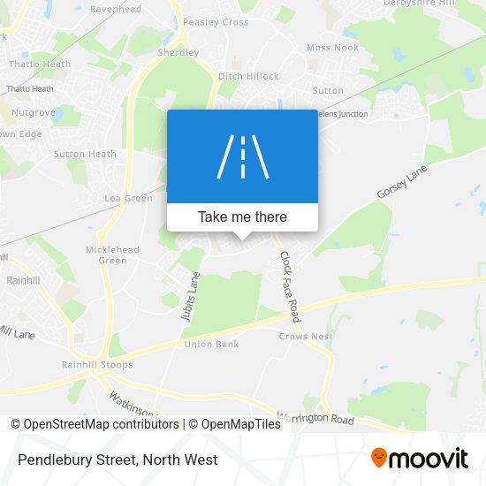 Pendlebury Street map