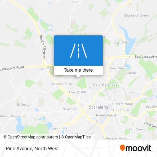 Pine Avenue map