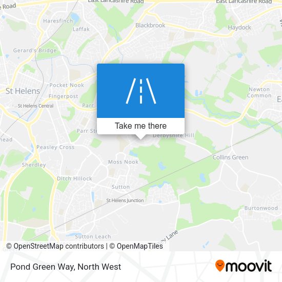 Pond Green Way map