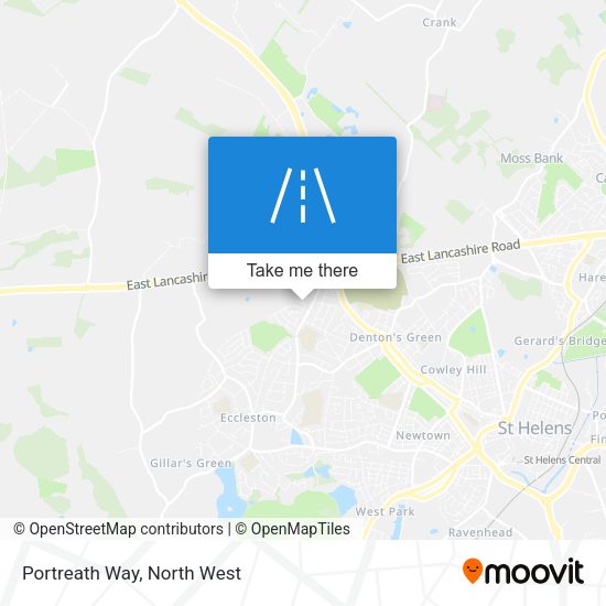 Portreath Way map