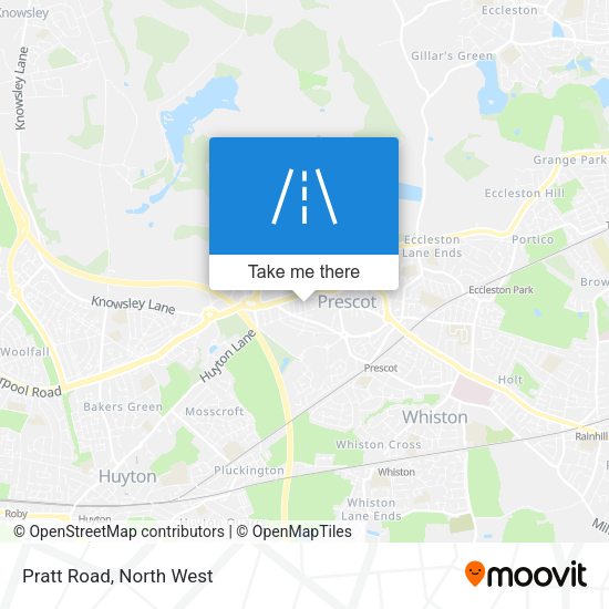 Pratt Road map