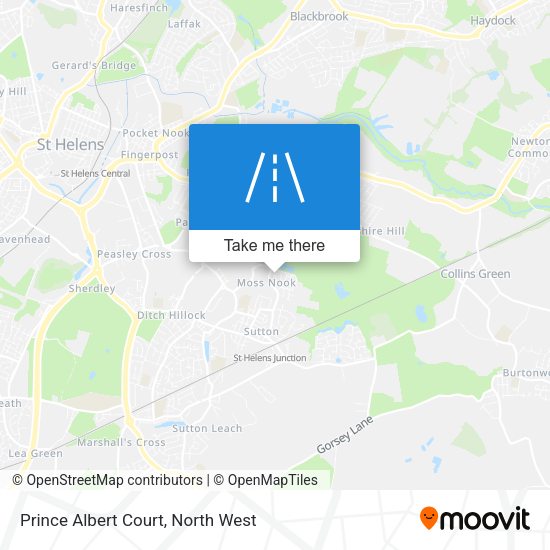 Prince Albert Court map