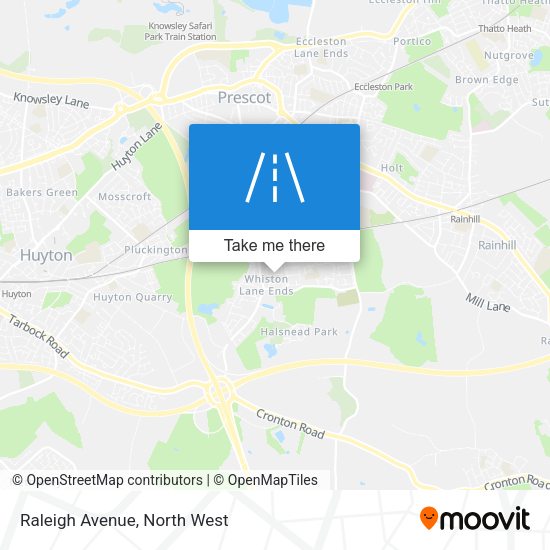 Raleigh Avenue map