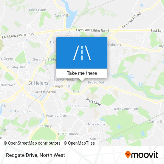 Redgate Drive map