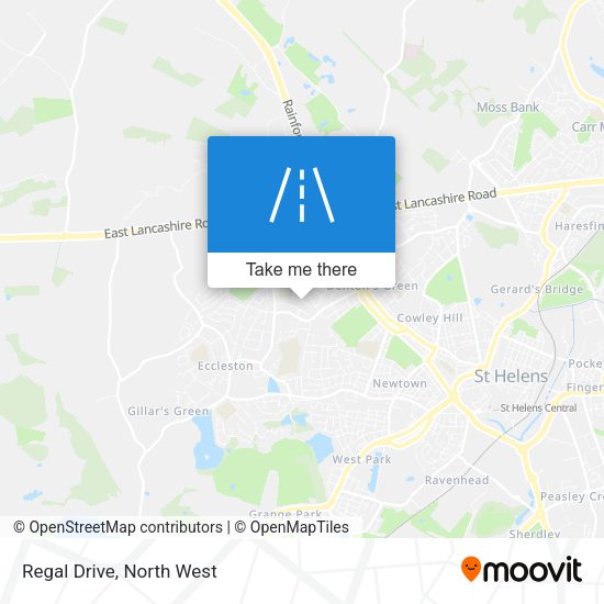 Regal Drive map