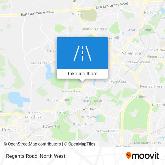 Regents Road map